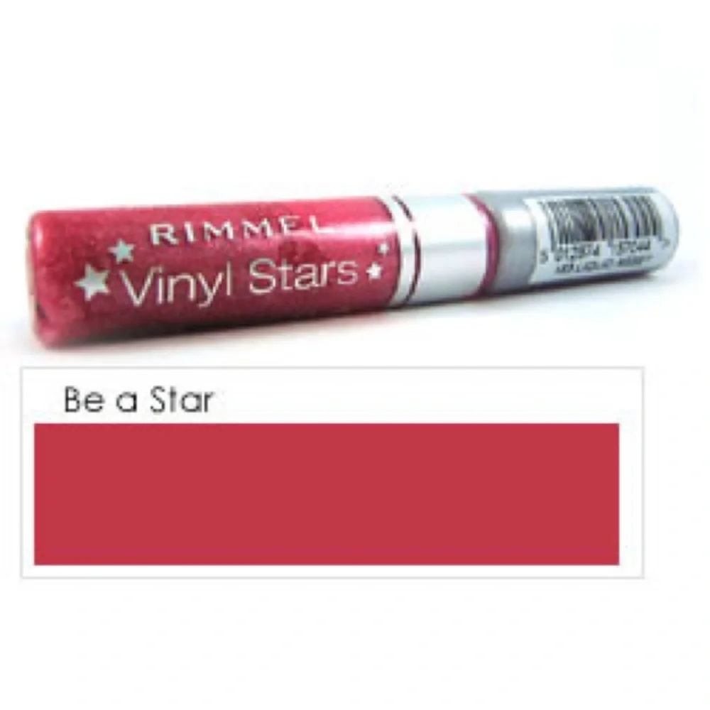 Rimmel Vinyl Stars Brilliant High Shine & Sparkle Lip Gloss 177 Be A Star NWT